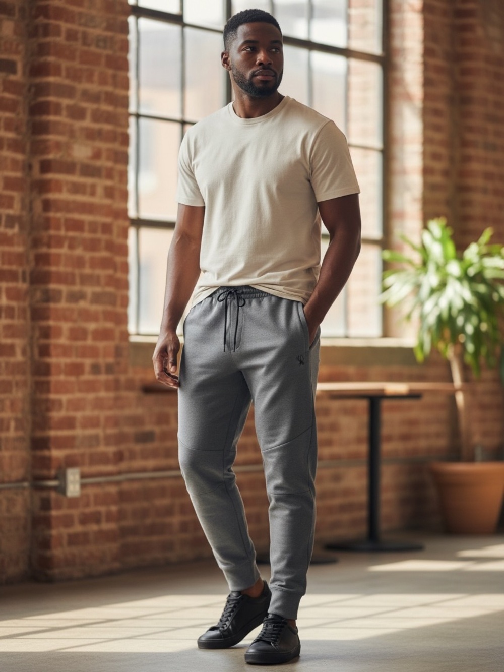 Spyder Men's Charcoal Slim Joggers